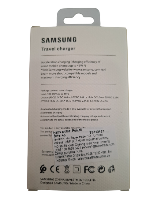 Adapter za napajanje 45W PD USB-C