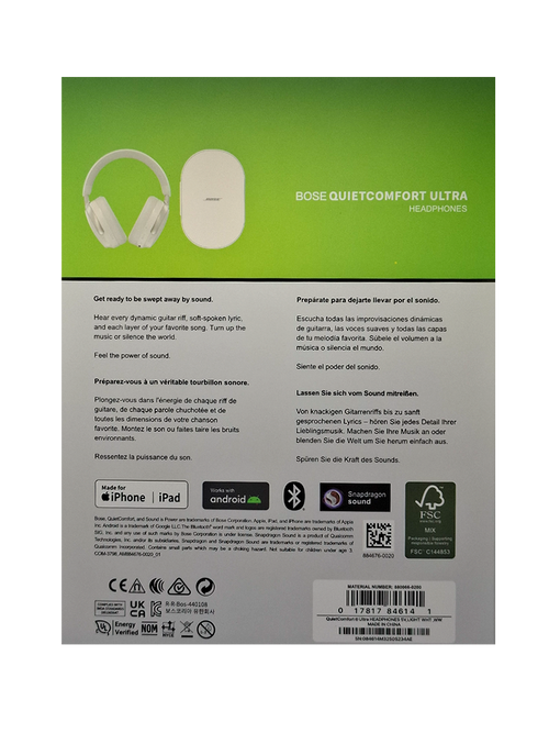 Bose QuietComfort Ultra slušalice - bijele