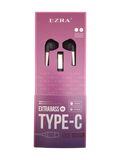 In-Ear slušalice sa Type-C priključkom i pojačanim basom EP104 - srebrne