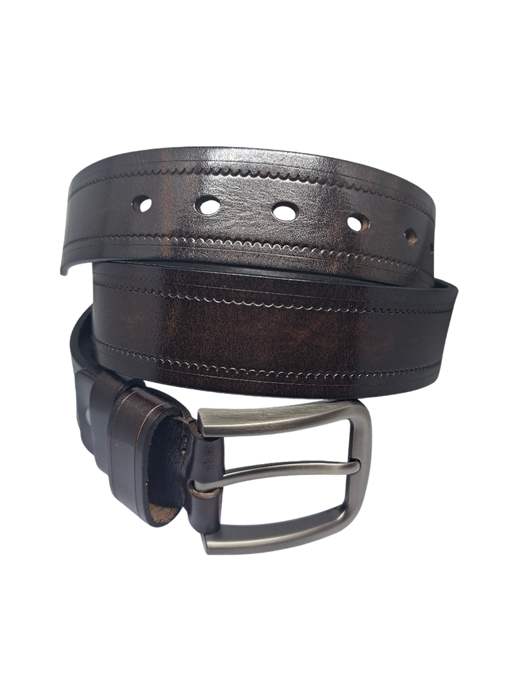 Muški kaiš 124 - 52/130 tamno smeđi