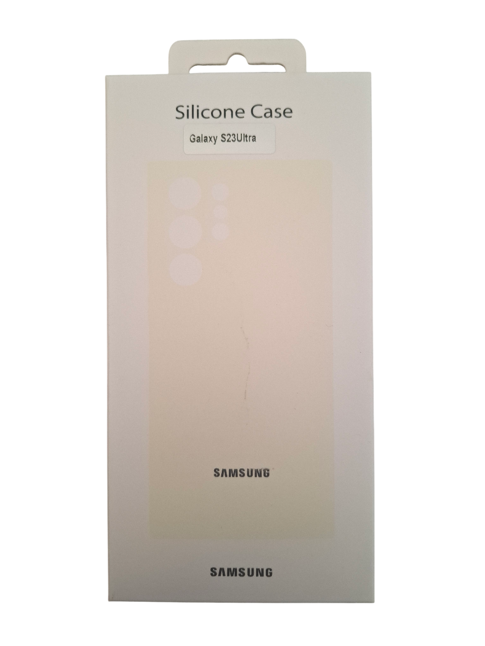 Silikonska maska za Samsung Galaxy S23 Ultra - krem