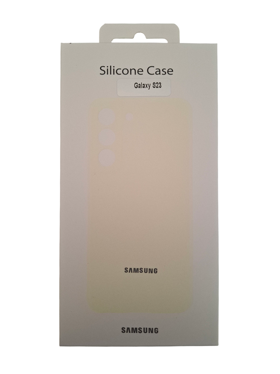 Silikonska maska za Samsung Galaxy S23 - krem