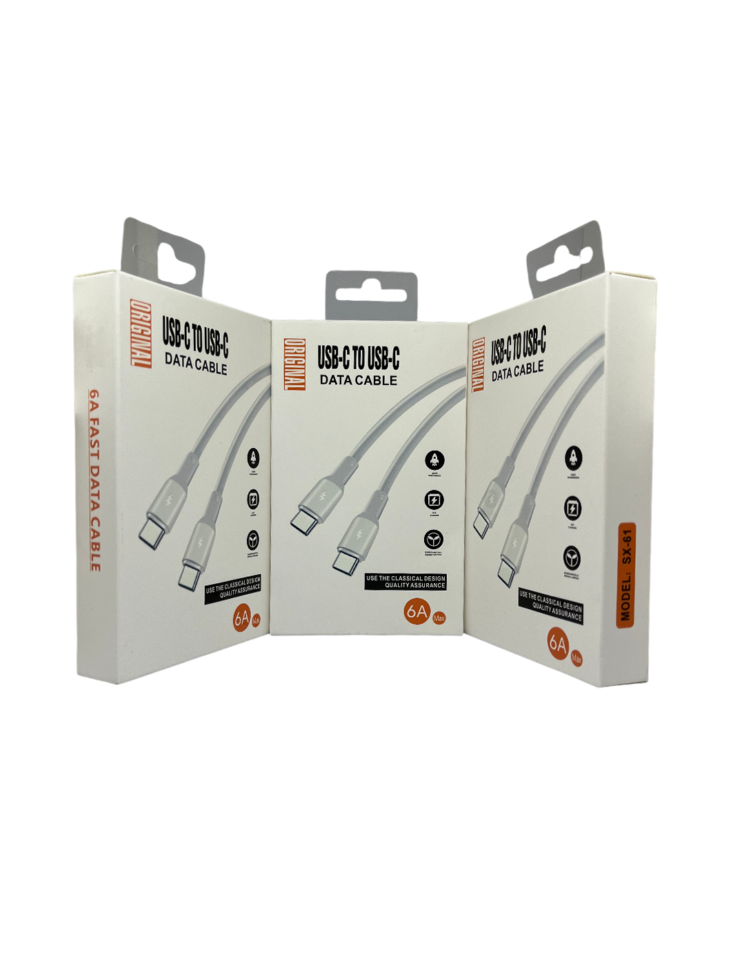 USB kabal za brzo punjenje Type-C na Type-C SX-61 (AKCIJA 5 + 1 GRATIS)