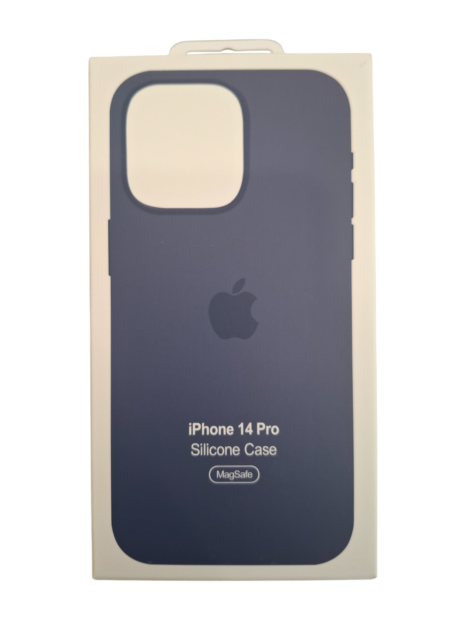 Silikonska maska za iPhone 14 Pro (MagSafe) - plava