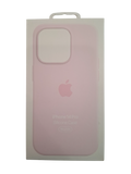 Silikonska maska za iPhone 14 Pro (MagSafe) - roza