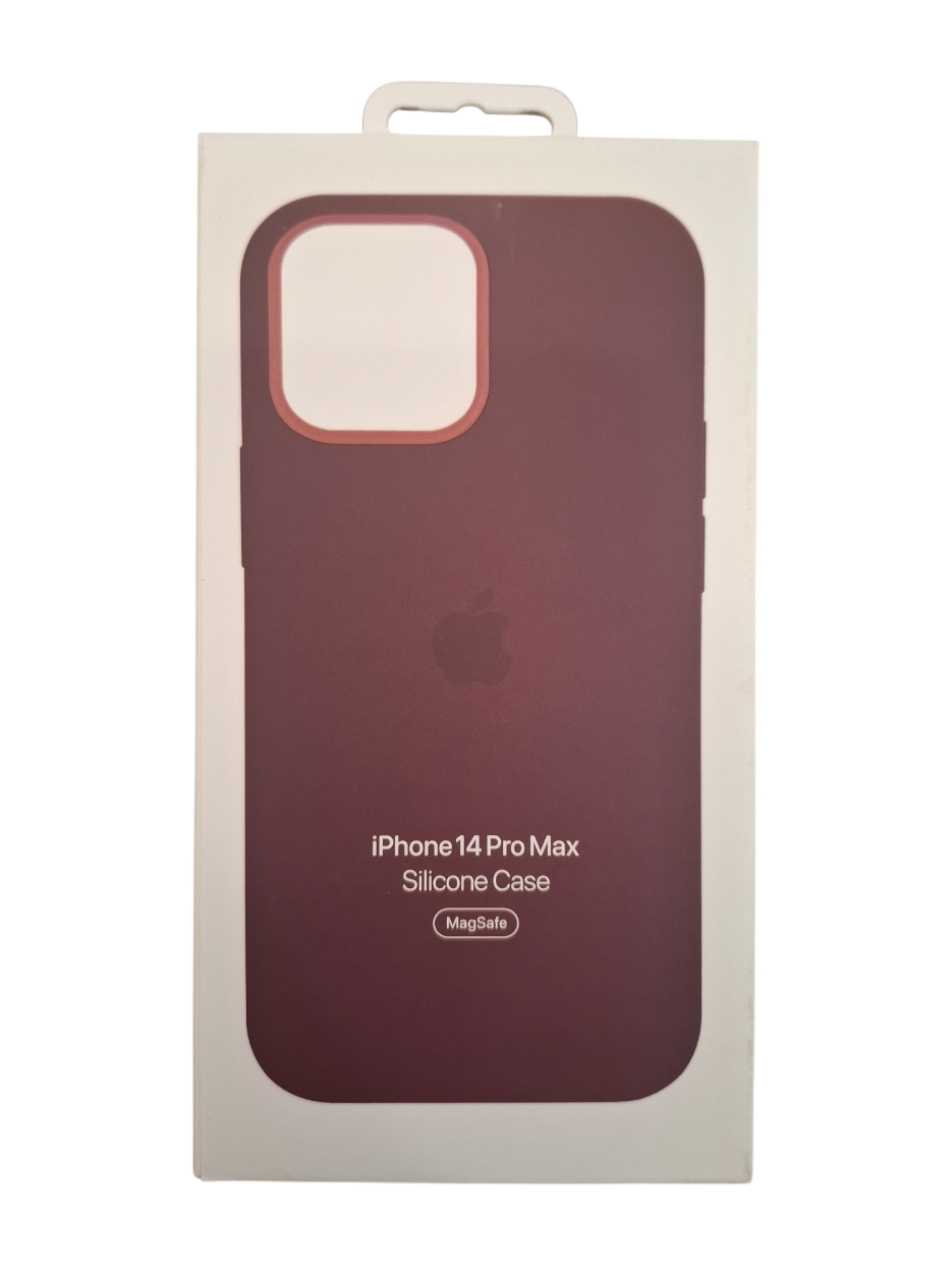 Silikonska maska za iPhone 14 Pro Max (MagSafe) - bordo