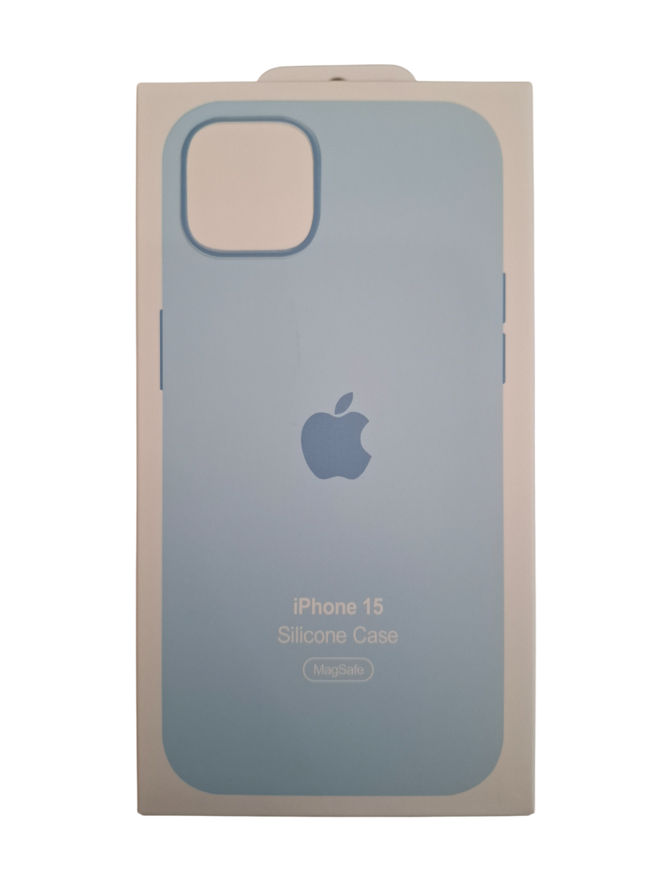 Silikonska maska za iPhone 15 (MagSafe) - svijetlo plava