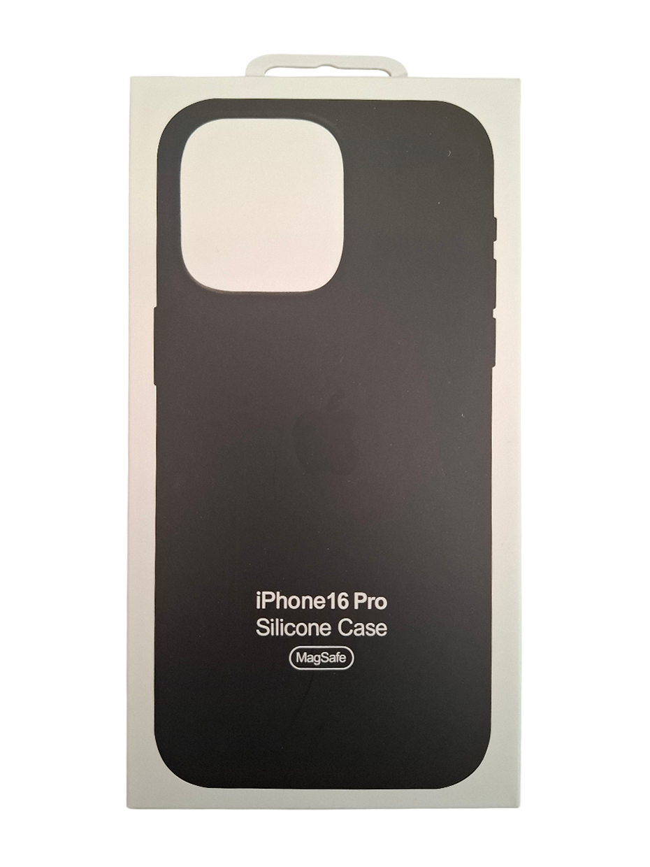 Silikonska maska za iPhone 16 Pro (MagSafe) - crna