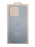 Silikonska maska za iPhone 15 Pro (MagSafe) - svijetlo plava